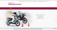 Desktop Screenshot of fahrschule-haeussermann.de